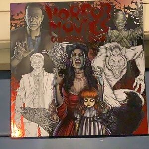 Horror Movies Adult Coloring Book